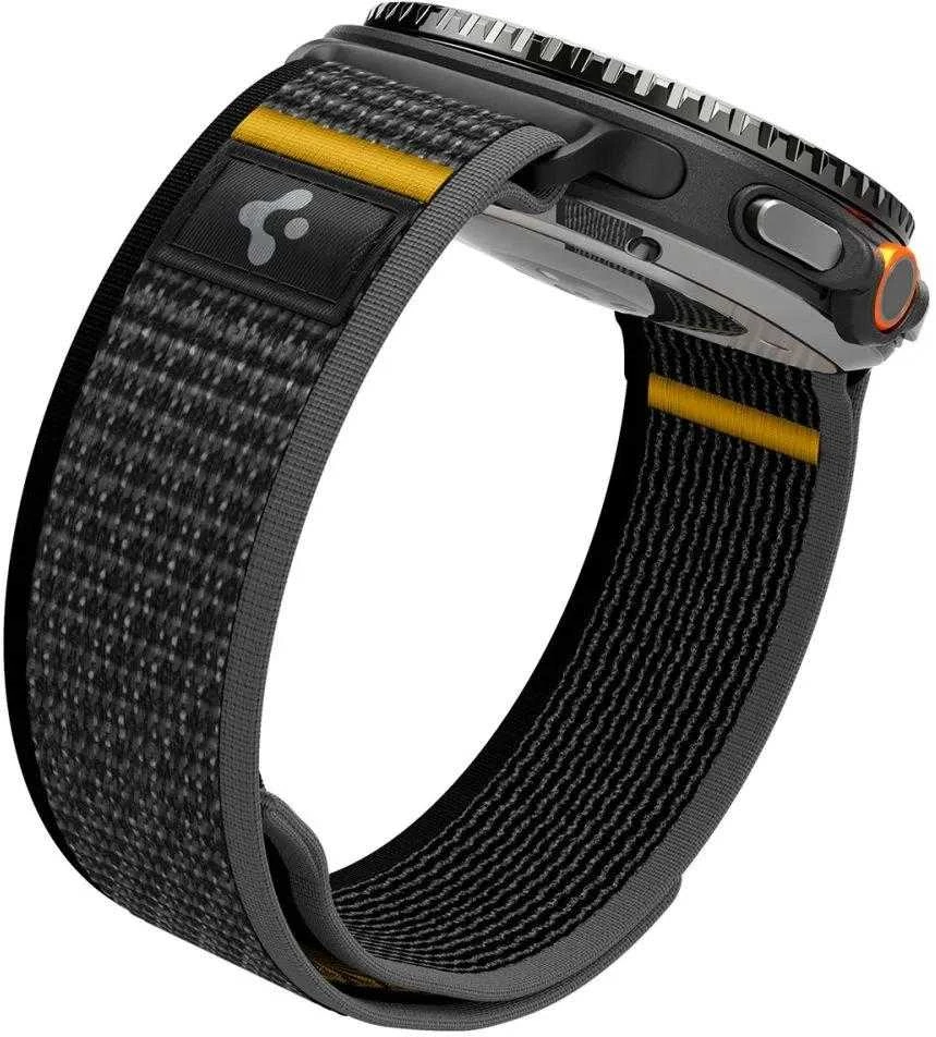 Spigen Athlex Air aktyvus dirželis, juodas - Samsung Galaxy Watch 8 46 mm/44 mm/40 mm
