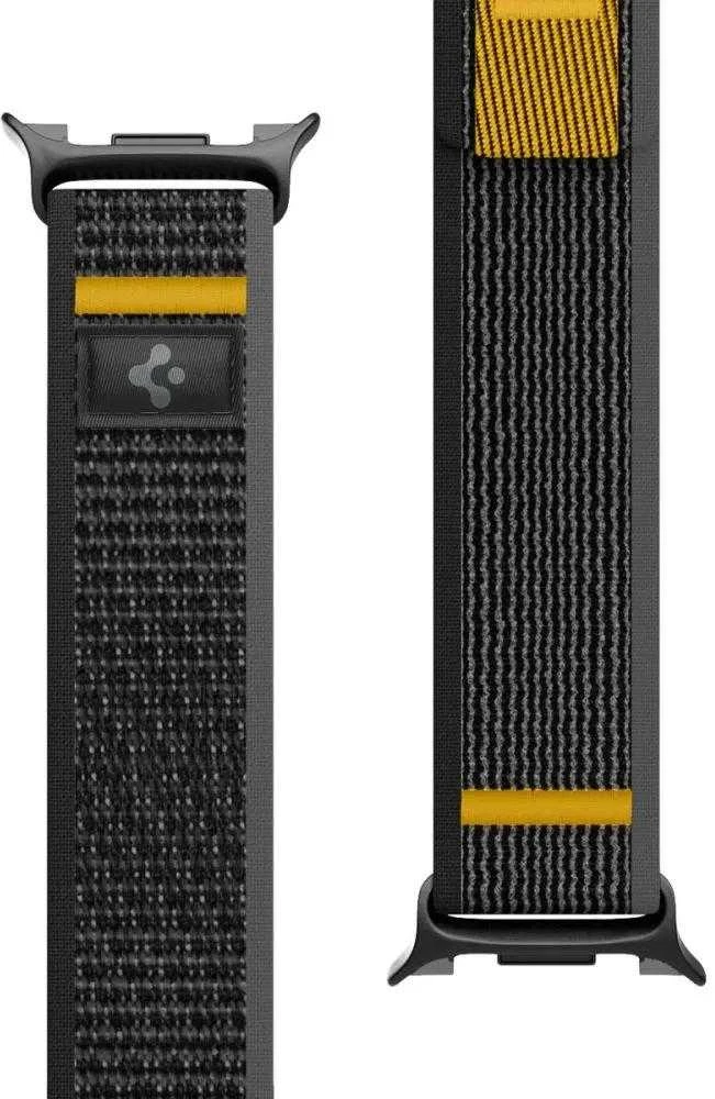 Spigen Athlex Air aktyvus dirželis, juodas - Samsung Galaxy Watch 8 46 mm/44 mm/40 mm