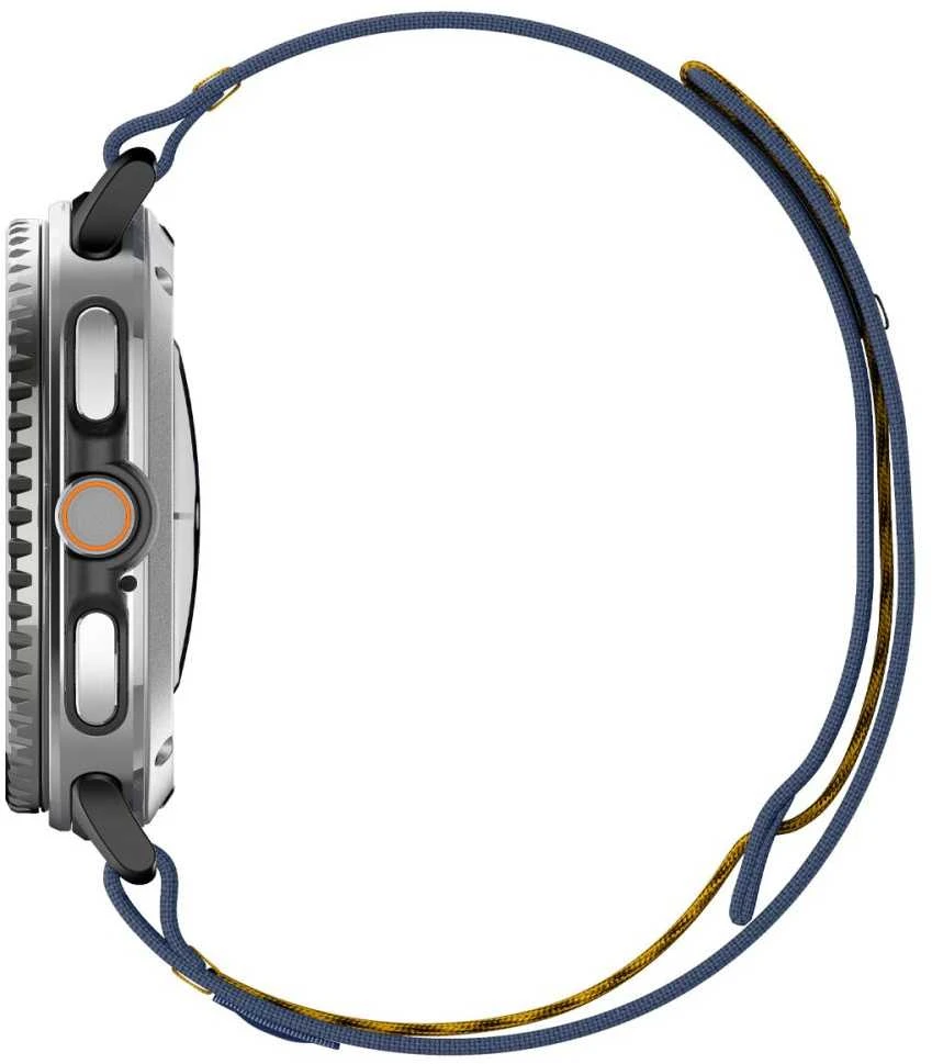 Spigen Athlex Air aktyvus dirželis, tamsiai mėlynas - Samsung Galaxy Watch 8 46mm/44mm/40mm
