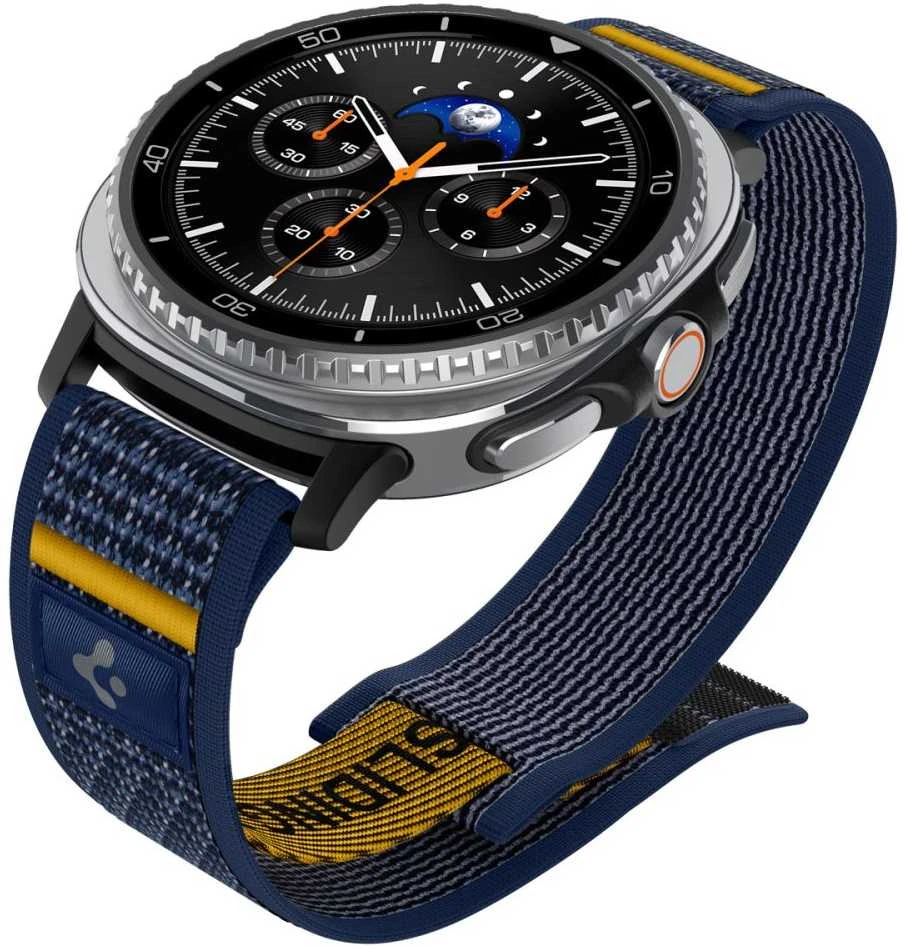 Spigen Athlex Air aktyvus dirželis, tamsiai mėlynas - Samsung Galaxy Watch 8 46mm/44mm/40mm
