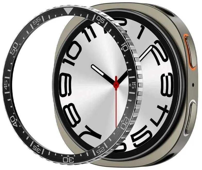Spigen Bezel Tune (Diver), juodas - Galaxy Watch 8 (44mm)