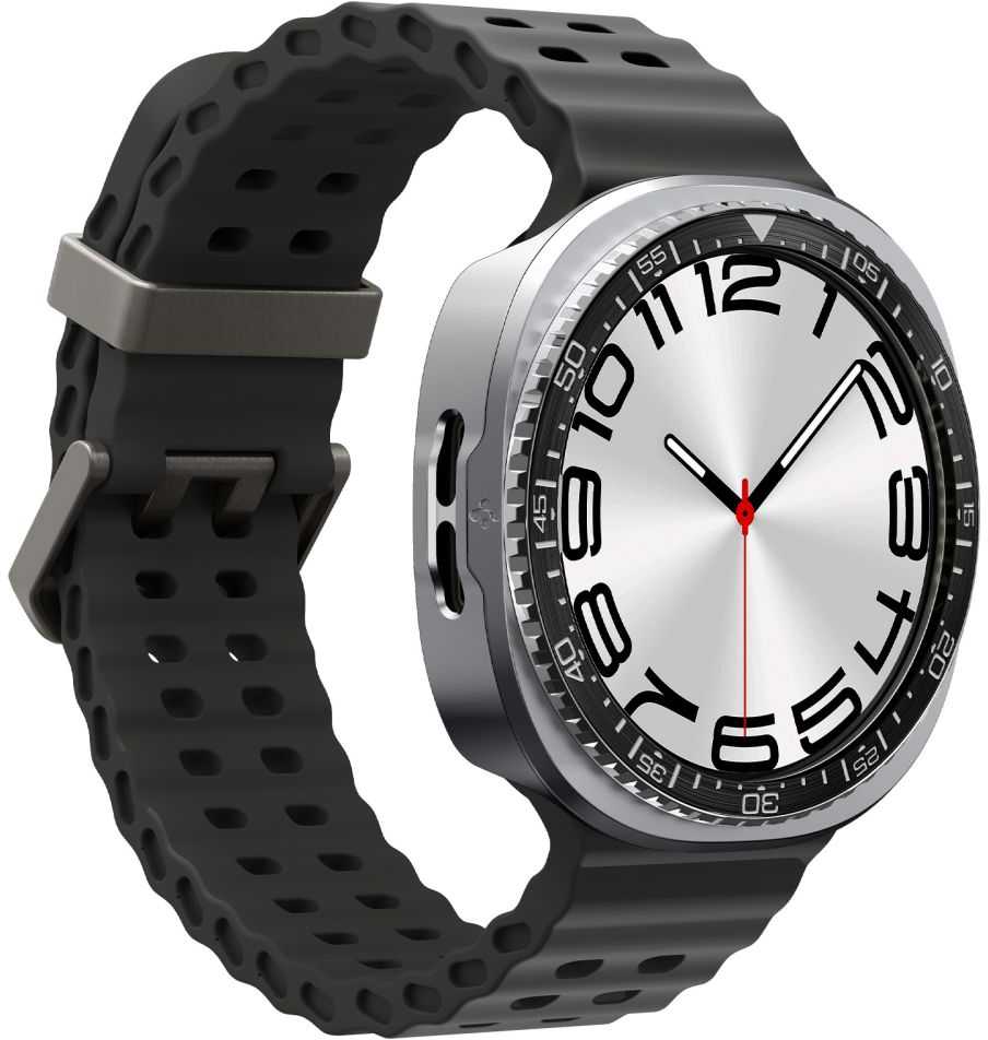 Spigen Bezel Tune Pro (Diver), juodas – Samsung Galaxy Watch 9/8 44mm