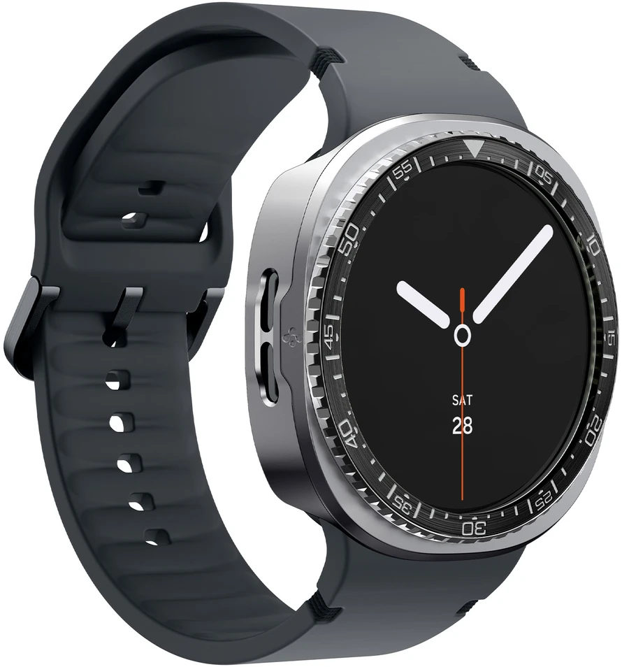 Spigen Bezel Tune Pro (Diver), juodas – Samsung Galaxy Watch 9/8 44mm