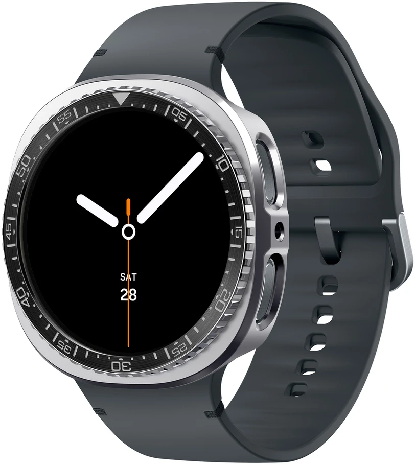 Spigen Bezel Tune Pro (Diver), juodas – Samsung Galaxy Watch 9/8 44mm