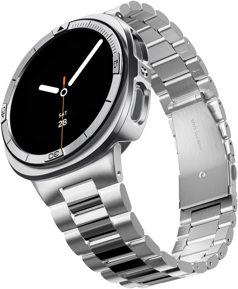 Spigen Bezel Tune Pro (Pilot), sidabrinis – Samsung Galaxy Watch 9/8 44mm