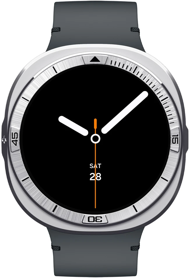Spigen Bezel Tune Pro (Pilot), sidabrinis – Samsung Galaxy Watch 9/8 44mm