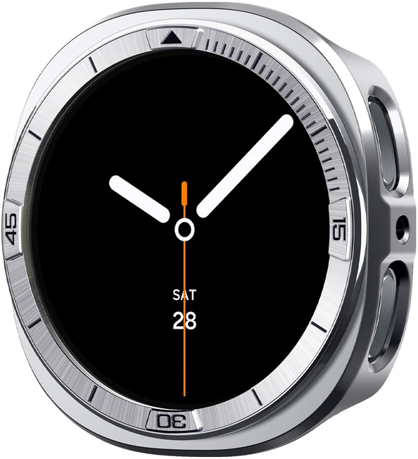 Spigen Bezel Tune Pro (Pilot), sidabrinis – Samsung Galaxy Watch 9/8 44mm