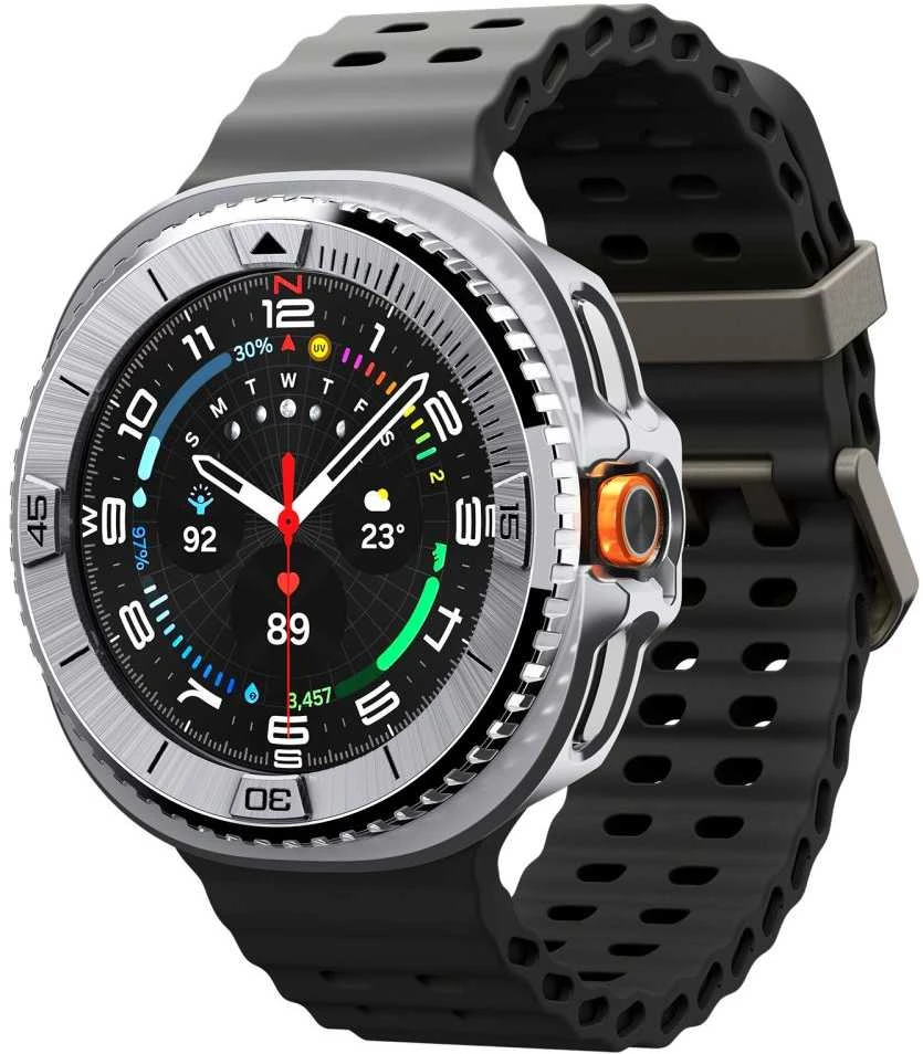 Spigen Bezel Tune Pro (Pilot), sidabrinis - Samsung Galaxy Watch 8 Classic 46mm
