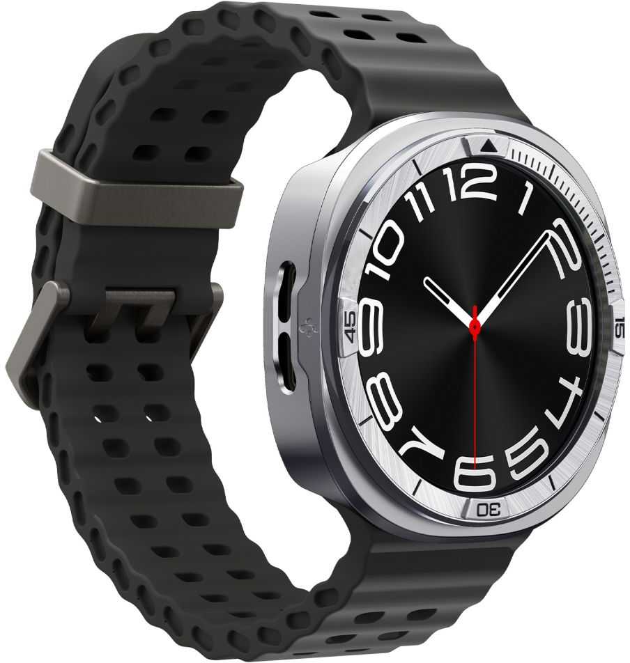 Spigen Bezel Tune Pro (Pilot), sidabrinis – Samsung Galaxy Watch 9/8 44mm