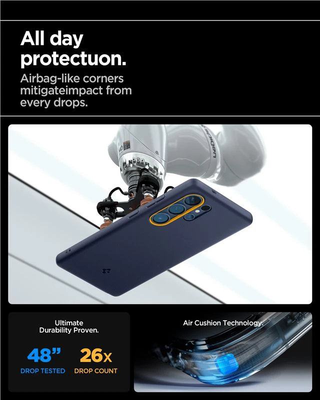 Dėklas Spigen Nano Pop MagSafe, mėlyna (blueberry navy) – Samsung Galaxy S25 Ultra
