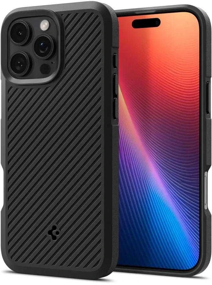 Spigen Core Armor – dėklas skirtas Apple iPhone 16 Pro Max Matte Juodas