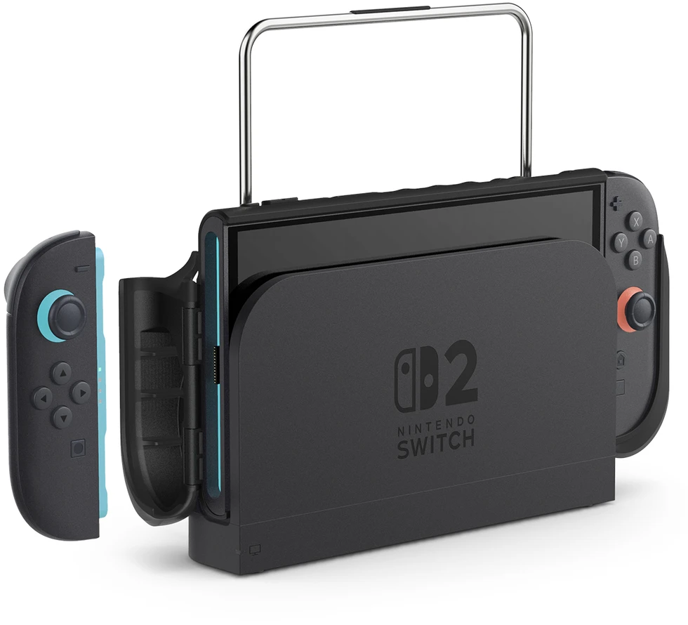 Spigen Dual Grip Pro, juodas – Nintendo Switch 2