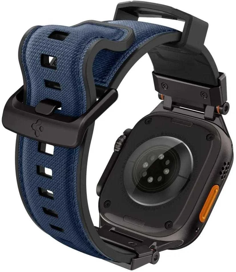 „Spigen DuraPro Armor“ dirželis, skirtas „Apple Watch 44 / 45 / 46 / 49 mm“ – tamsiai mėlynas Mėlyna