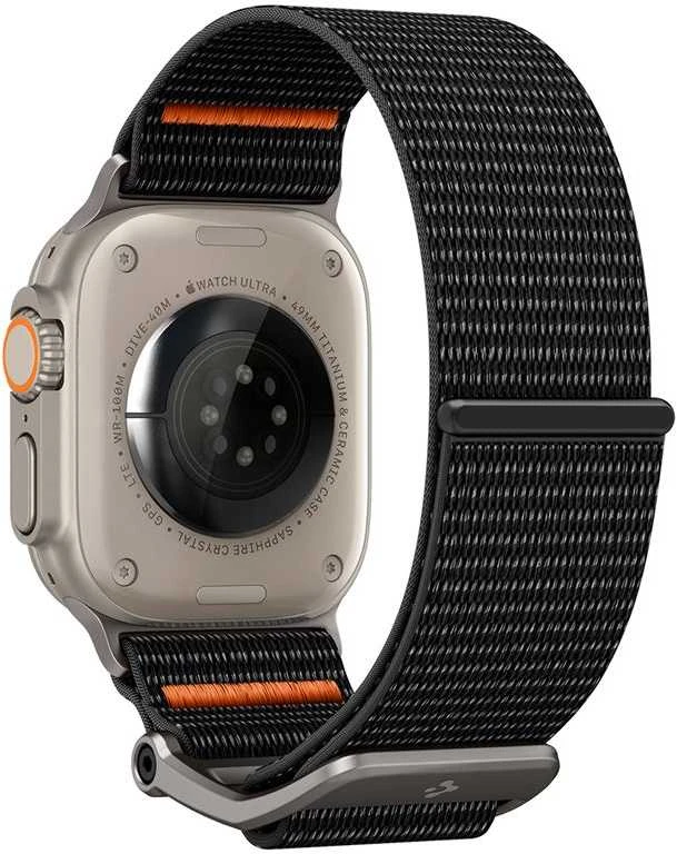 „Spigen DuraPro Flex“, juodas - Apple Watch 49mm/46mm/45mm/44mm/42mm