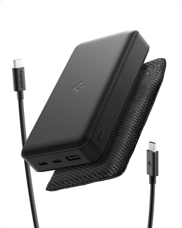 Spigen Essential 30,000mAh 30W Portable Charger, juodas EA3030