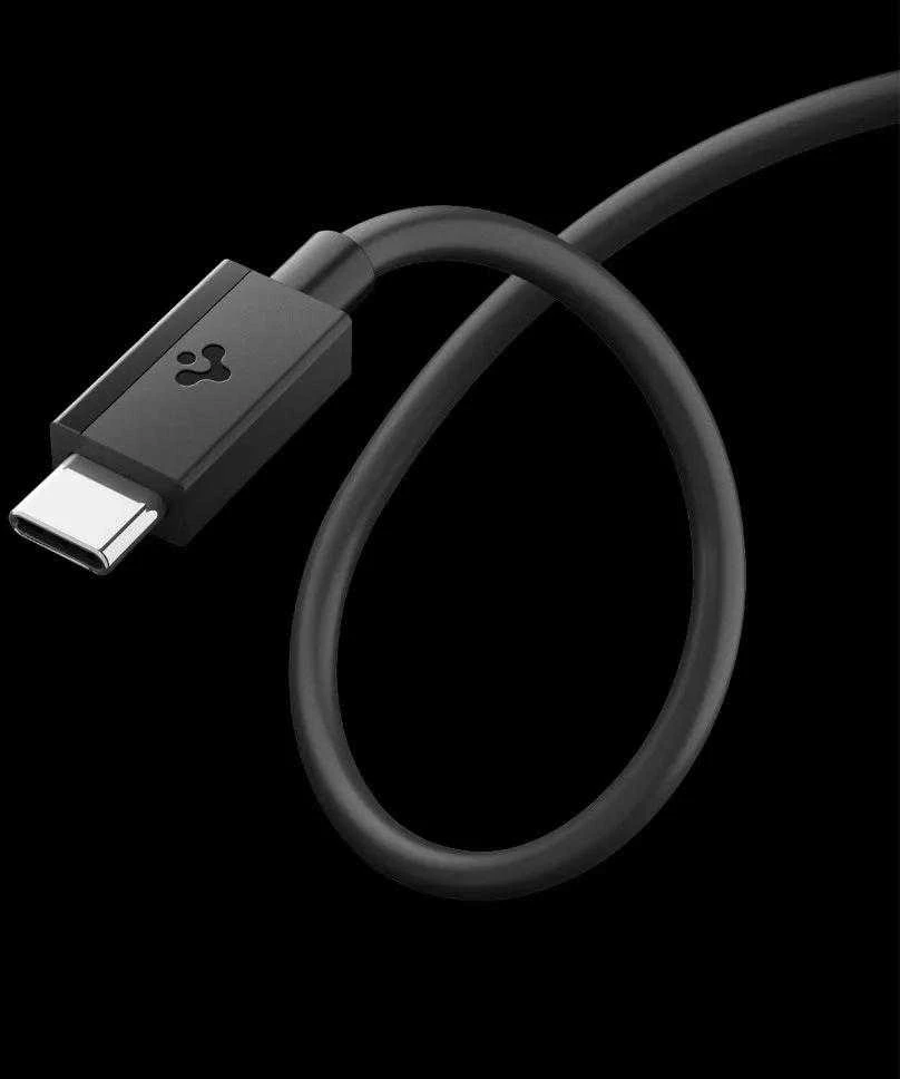 Spigen EB6010CC USB-C 60W Cable 100 cm - Juodas