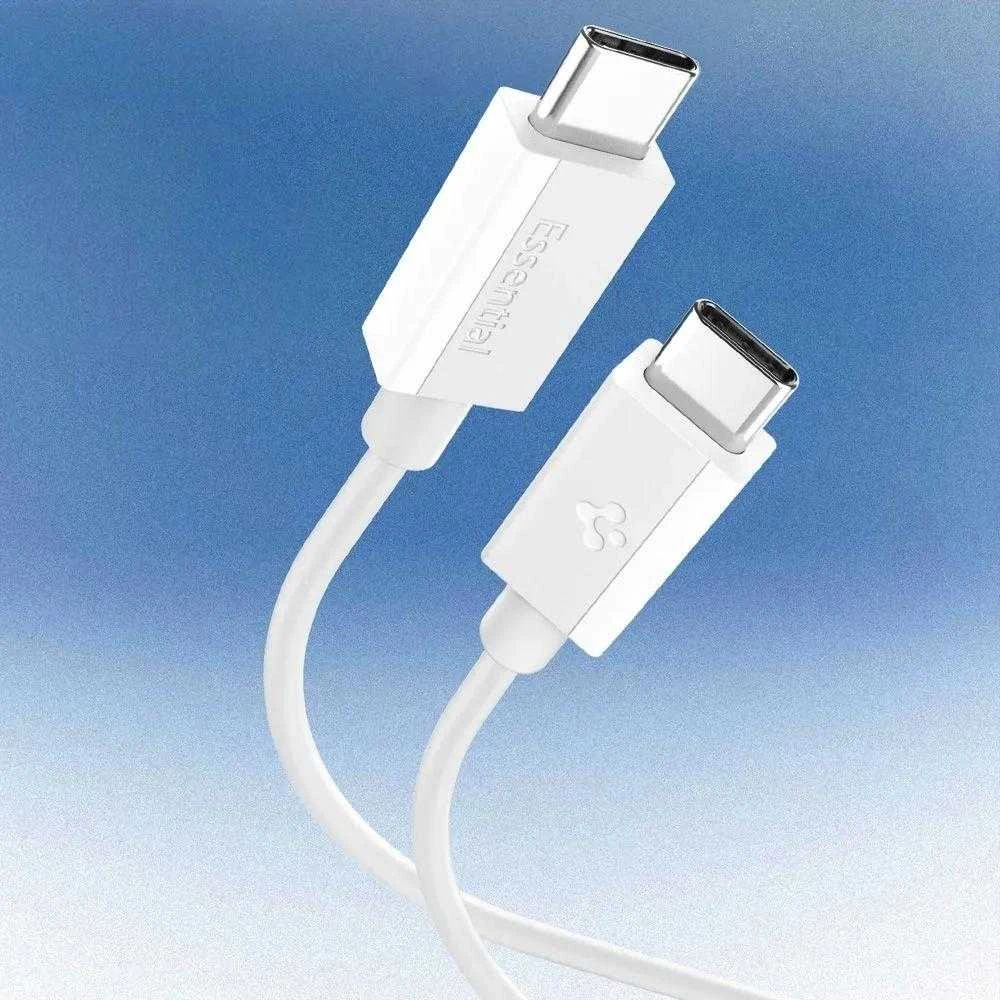 Spigen EB6010CC USB-C Cable 60W 100 cm - Baltas