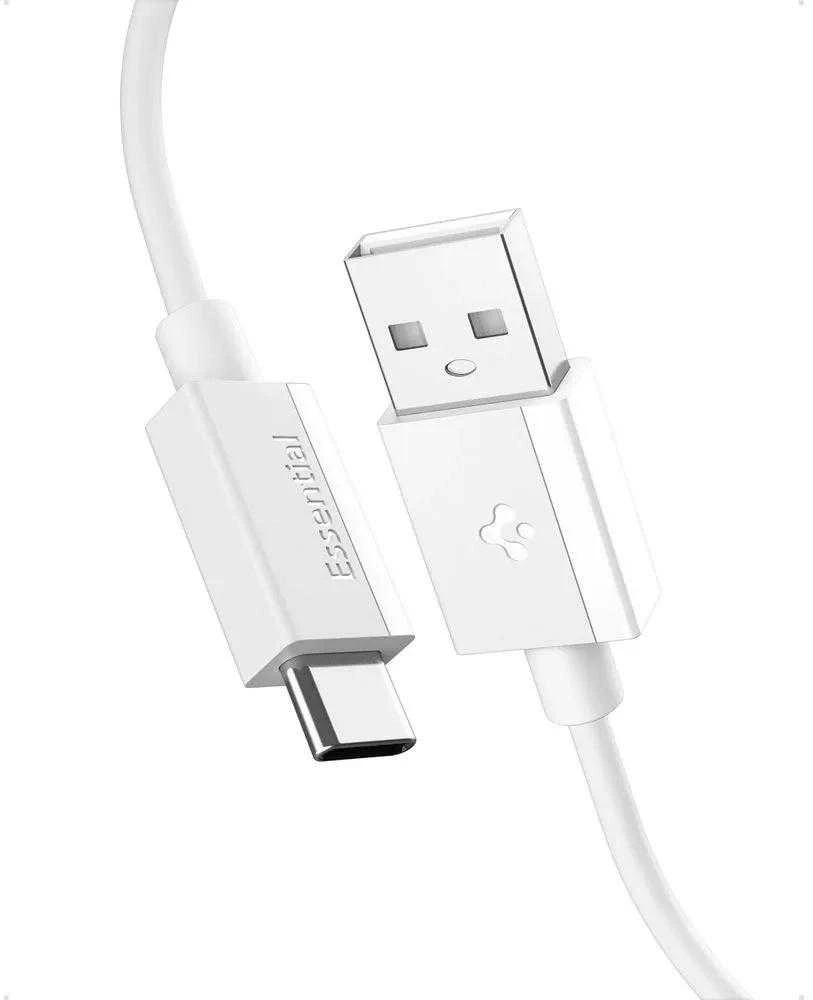 Spigen EB6010CC USB-C Cable 60W 200 cm - Baltas
