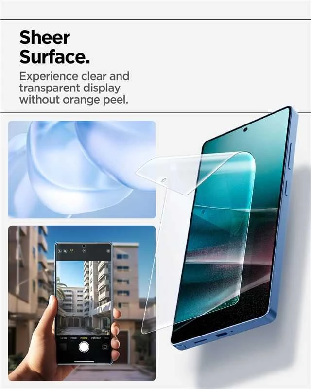 Spigen Elite Shield EZ FIT Hybrid Glass Samsung Galaxy S25 Ultra – Transparent