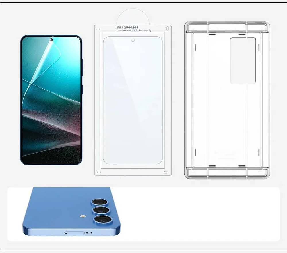 Spigen ELITE SHIELD EZ FIT Hybrid Glass Samsung Galaxy S25 Plus – Transparent