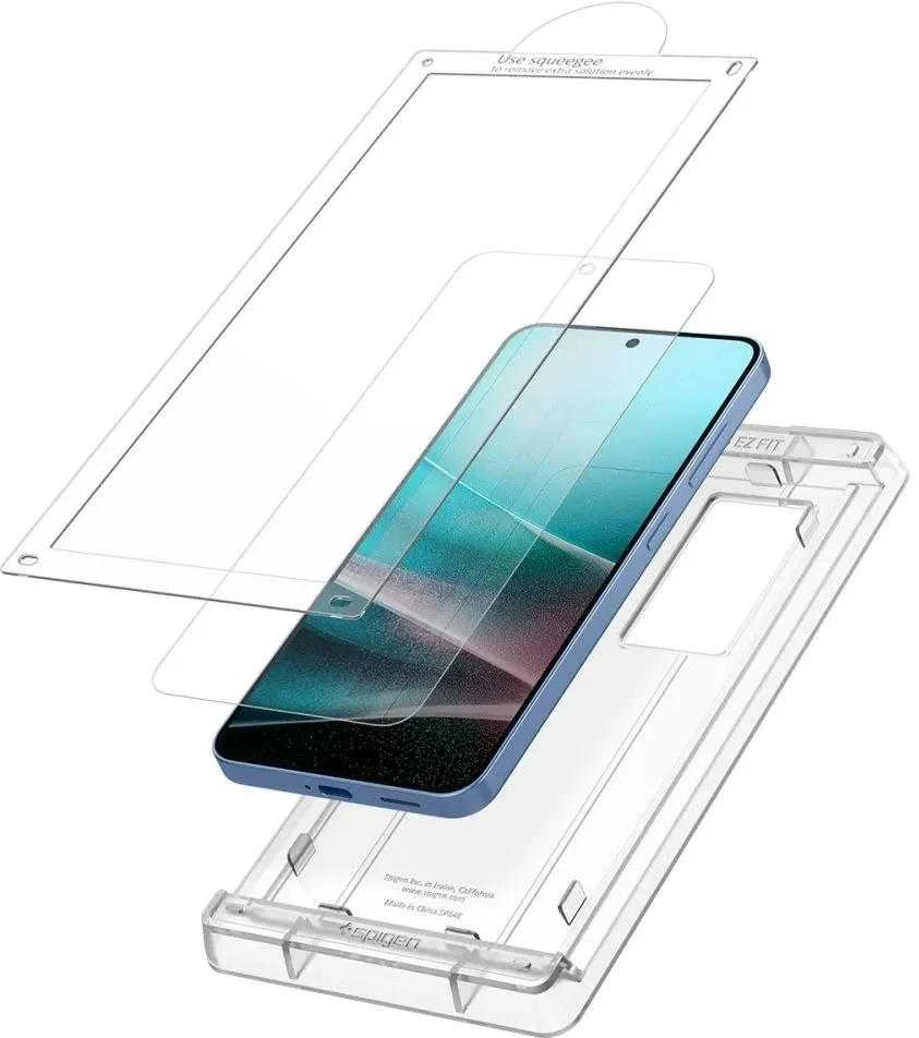 Spigen ELITE SHIELD EZ FIT Hybrid Glass Samsung Galaxy S25 Plus – Transparent