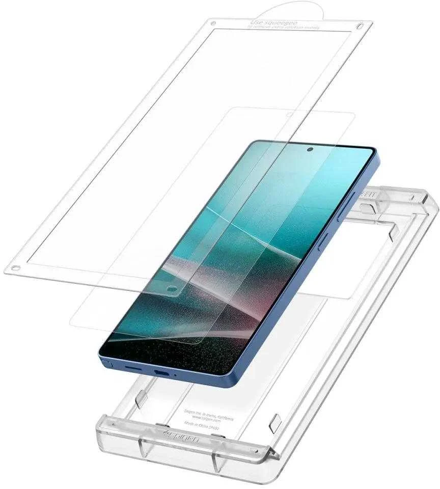 Spigen Elite Shield EZ FIT Hybrid Glass Samsung Galaxy S25 Ultra – Transparent