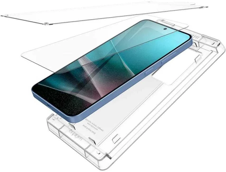 Spigen ELITE SHIELD EZ FIT Hybrid Glass Samsung Galaxy S25 – Transparent