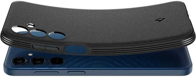 Spigen Essential SandBlast Samsung Galaxy M35 5G – dėklas telefonui juodos spalvos