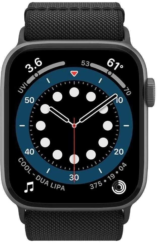 Išmaniojo laikrodžio Apple Watch 2/3/4/5/6/SE dirželis, Juodos spalvos, 42/44mm