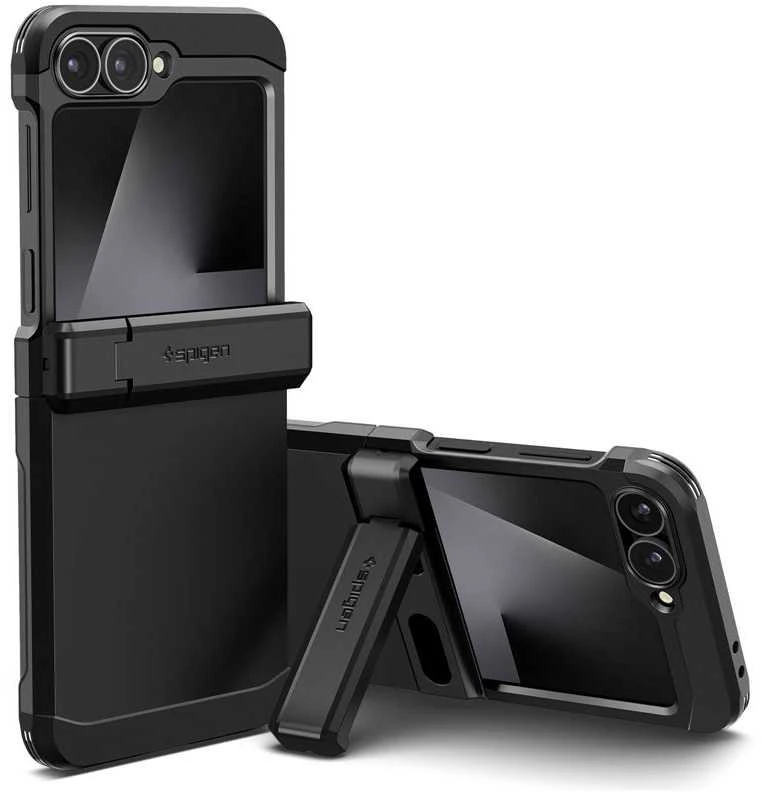Dėklas Spigen „Tough Armor Pro Mag Magsafe Galaxy Z Flip 7 FE“ juodas