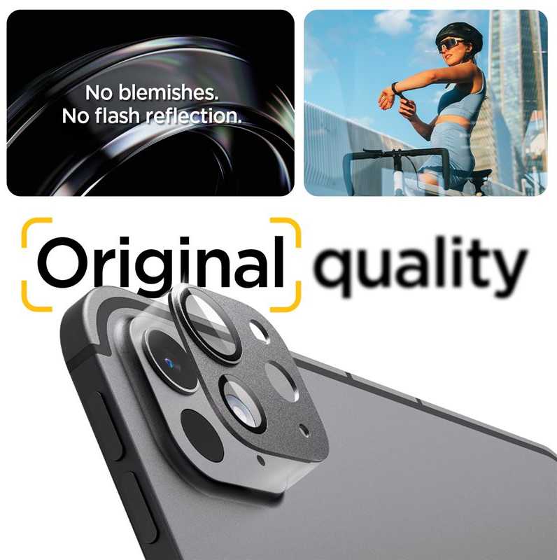 Spigen Glass tR EZ Fit Optik Metal 1 Pack, space juodas - iPad Pro 13" 2024 / iPad Pro 11" 2024