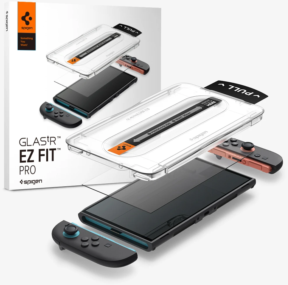 Spigen Glass tR EZ Fit Pro 2 Pack - Nintendo Switch 2