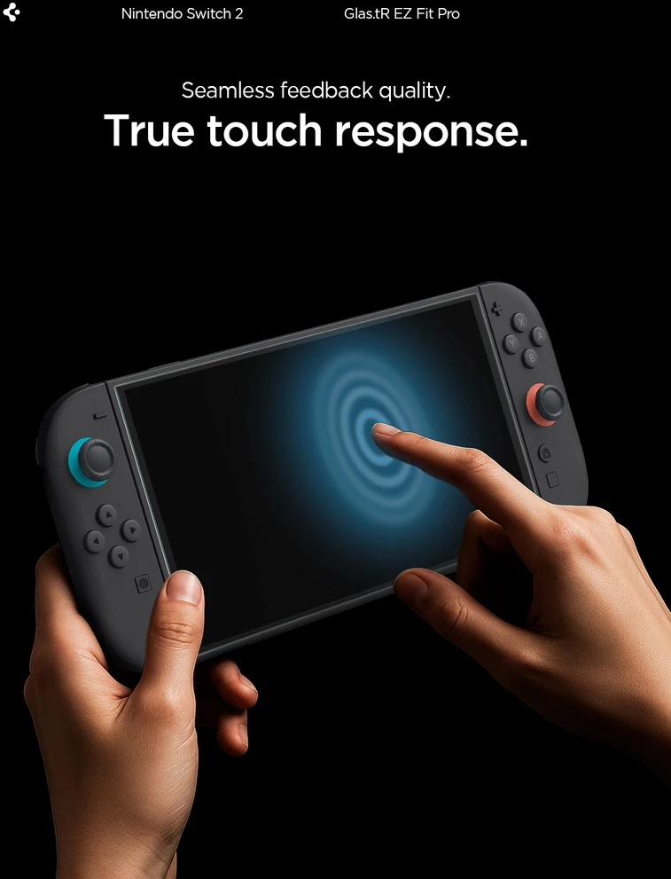 Spigen Glass tR EZ Fit Pro 2 Pack - Nintendo Switch 2