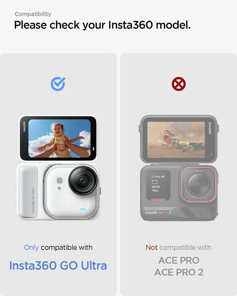 Spigen Glass tR Slim 2 Pack - Insta360 Go Ultra