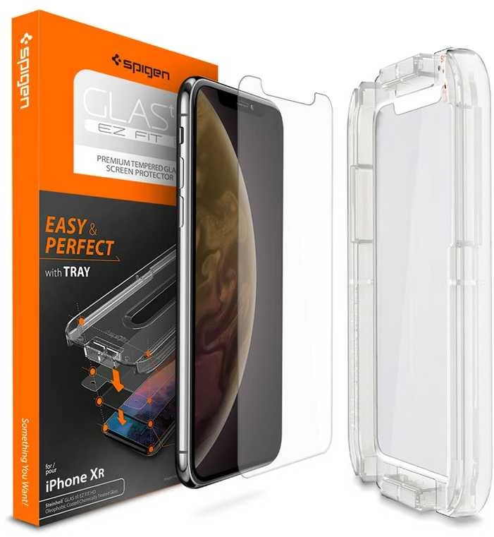 Spigen Glas.tR EZ Fit - iPhone XR