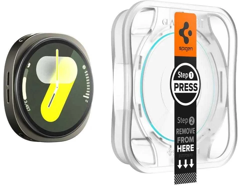 Spigen Glass tR EZ Fit 2 Pack - Samsung Galaxy Watch 8 (40mm)