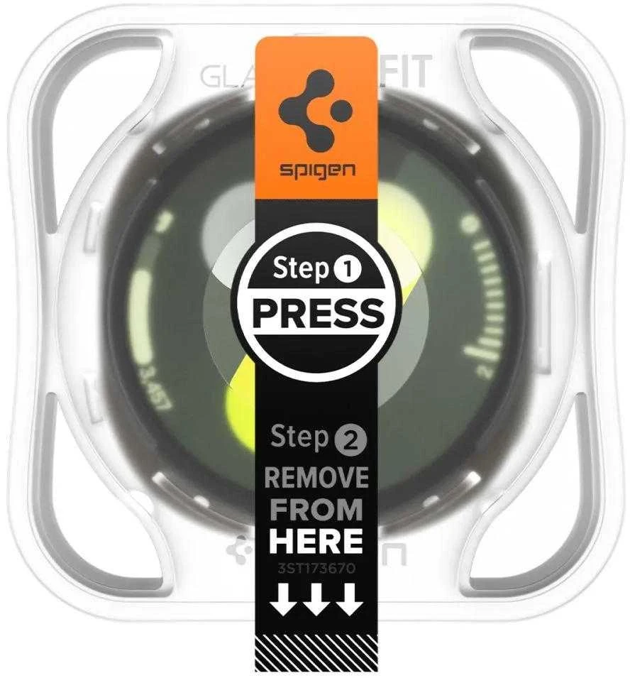 Spigen Glass tR EZ Fit 2 Pack - Samsung Galaxy Watch 8 (40mm)