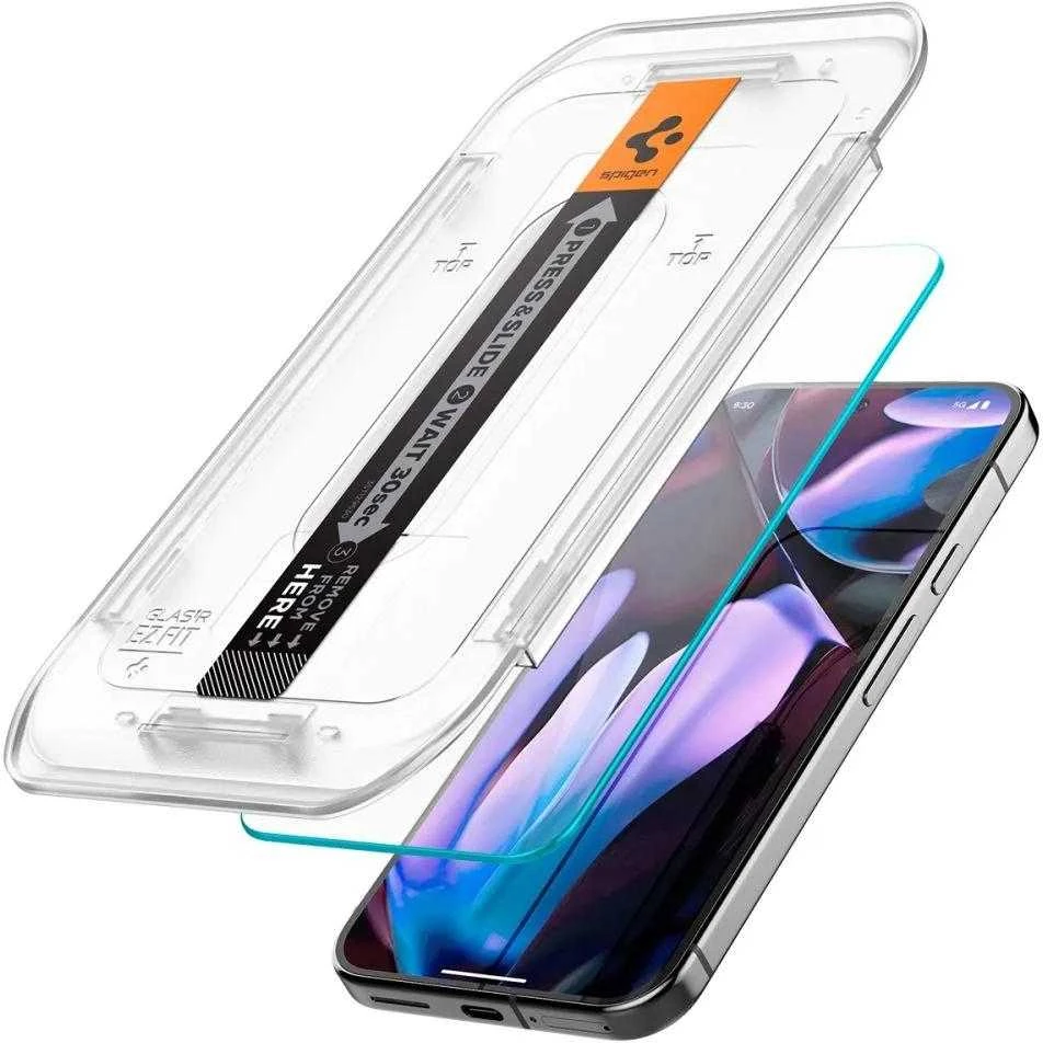 Spigen Glas.tR EZ Fit Apsauginis stiklas su aplikatoriumi Google Pixel 9 Pro XL (2 pcs.)