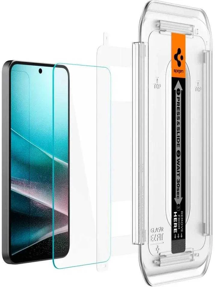 Spigen Glas.TR "Ez Fit" apsauginis stiklas 2-pack for Samsung Galaxy A36 5G – Transparent