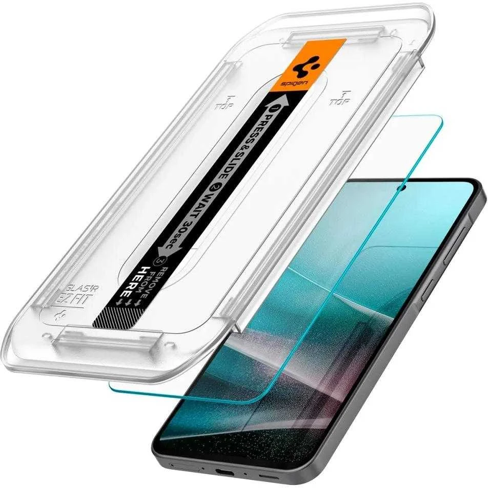 Spigen Glas.TR "Ez Fit" apsauginis stiklas 2-pack for Samsung Galaxy A36 5G – Transparent