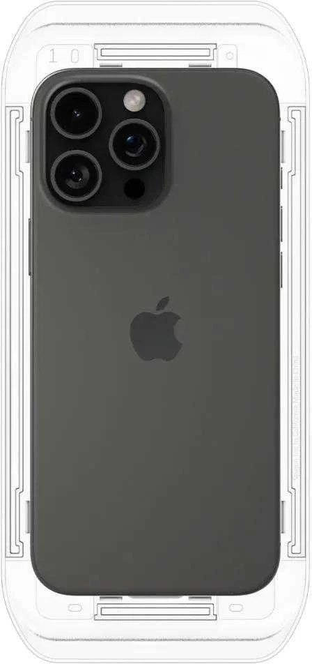 „Spigen Glas.tR EZ Fit Privacy“ dėklas Apple iPhone 16 Pro Max / 17 Pro Max – 2 vnt.