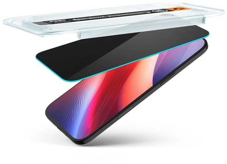 „Spigen Glas.TR EZ Fit“ privatumo stiklas, skirtas „iPhone 17 Air“