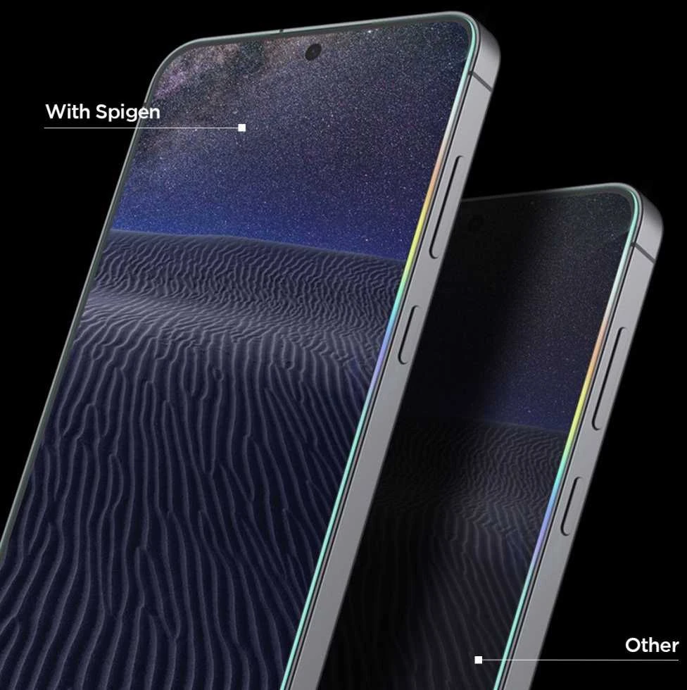 „Spigen Glass tR EZ Fit Pro HD“ 1 vnt., skaidrus – „Samsung Galaxy S25 FE“