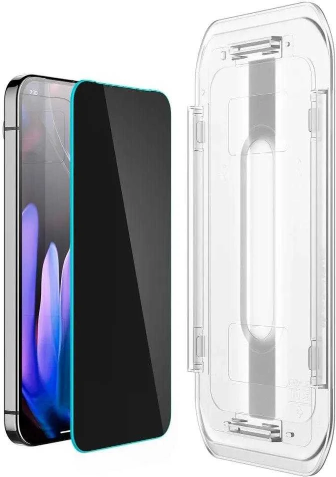 „Spigen Glas.TR Ez Fit“ 2 vnt. „Google Pixel 9 Pro XL“ apsauginių stiklų pakuotė