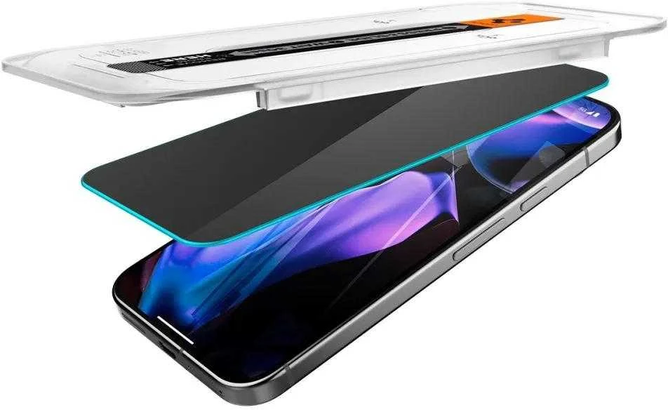 „Spigen Glas.TR Ez Fit“ 2 vnt. „Google Pixel 9 Pro XL“ apsauginių stiklų pakuotė