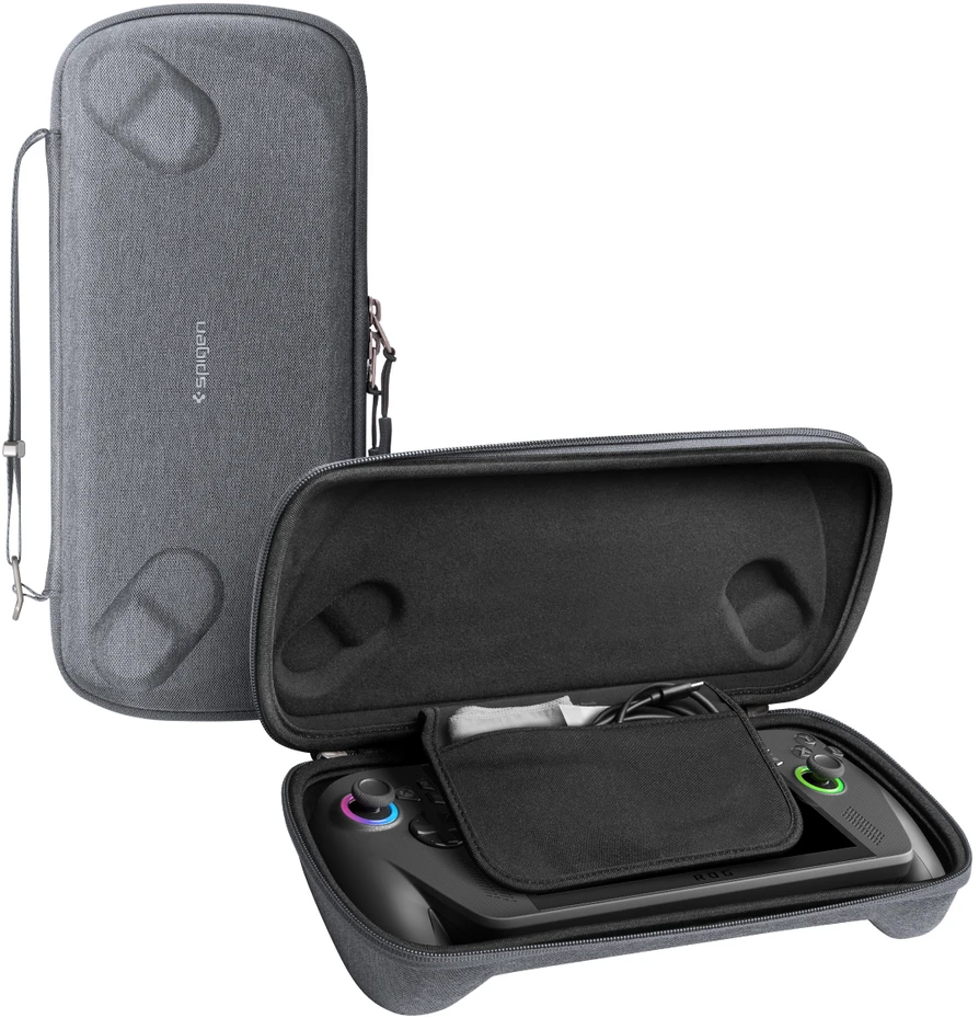 Dėklas Spigen Klasden Pouch, charcoal pilka - Asus ROG XBOX Ally/Ally X