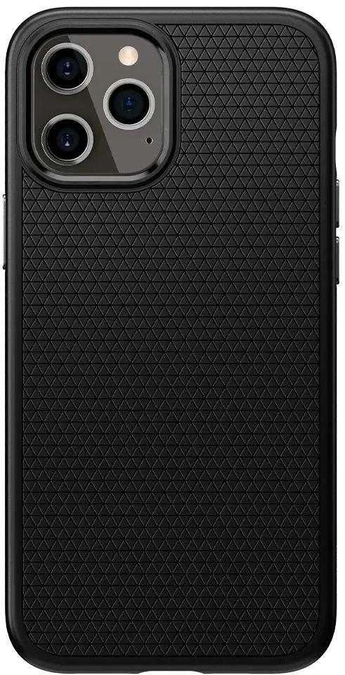 Spigen Liquid Air dėklas skirtas Apple iPhone 12 Pro / 12, spalva - Matte Black