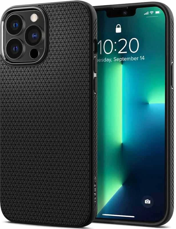 Spigen Liquid Air dėklas skirtas Apple iPhone 13 Pro Max, spalva - Matte Black