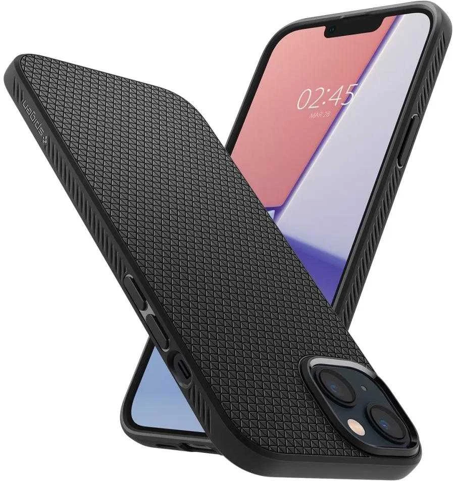 Dėklas SPIGEN LIQUID AIR IPHONE 14 MATTE Juodas