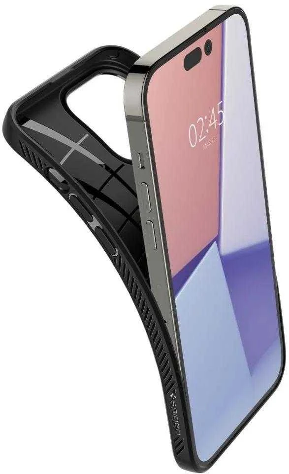 Dėklas SPIGEN LIQUID AIR IPHONE 14 PRO MAX MATTE Juodas
